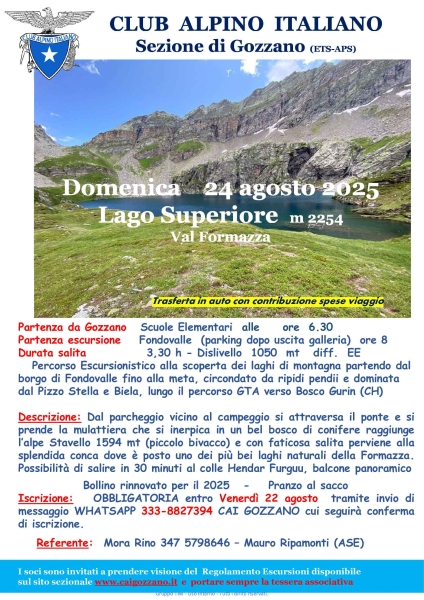 LAGO SUPERIORE -Formazza