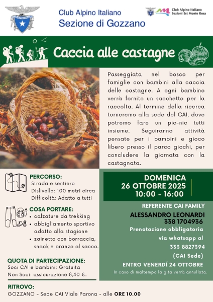 Locandine Family CAI_CASTAGNE